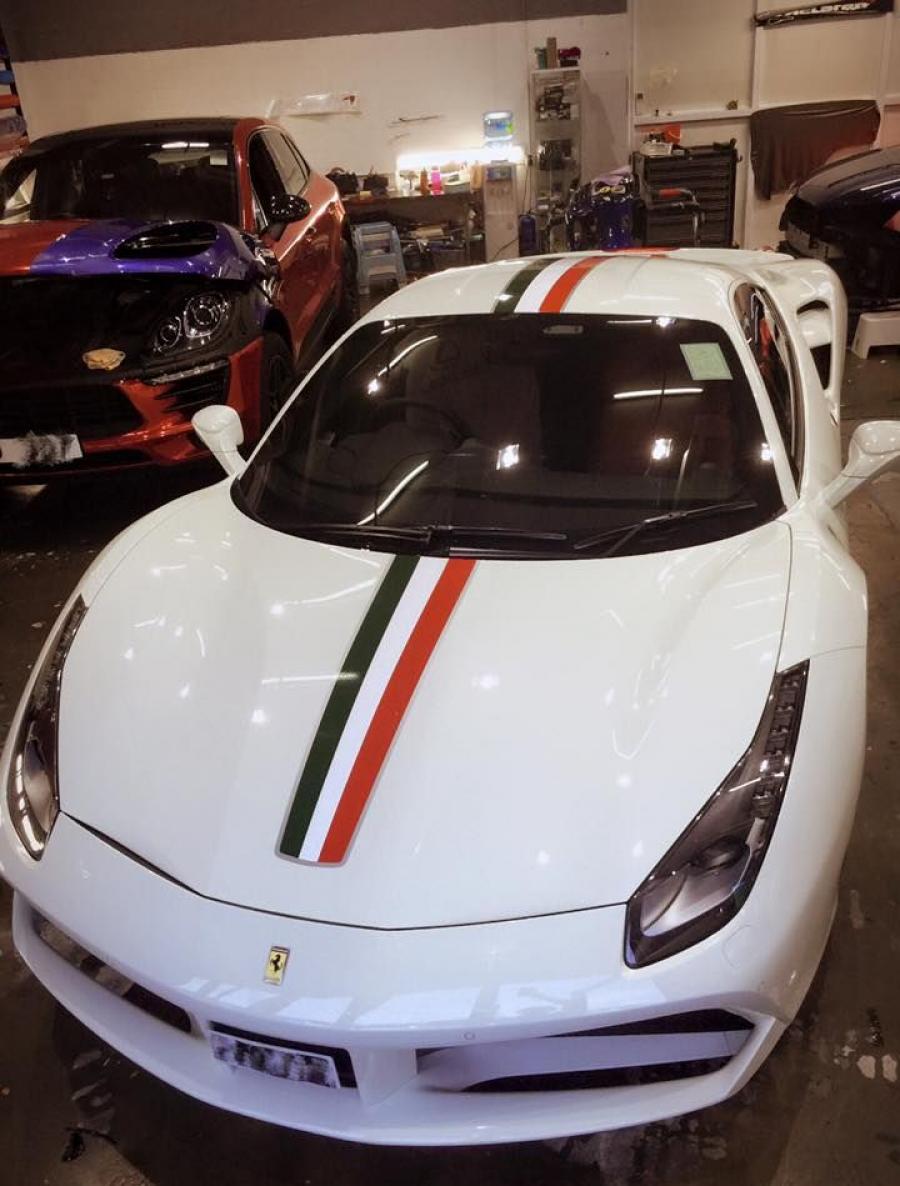  Ferrari 488 GTB by Impressive Wrap 2016 года  (фото 3 из 7)